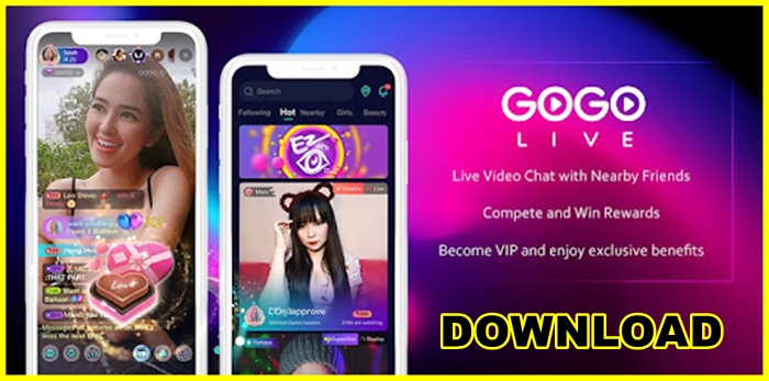 Download Gogo Live Mod Apk Versi Unlocked All Room Terbaru 2022