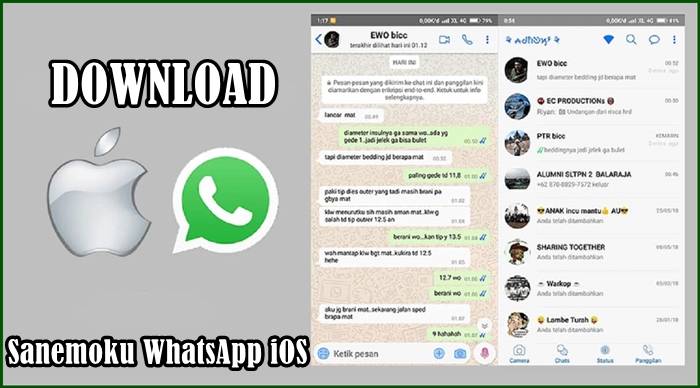 Link Download Aplikasi WhatsApp iOS Melalui Platfrom Sanemoku Terupdate 2022