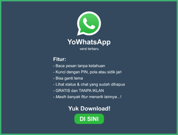 Link Download & Spesifikasi YoWhatsApp Versi No Root Terbaru 2022