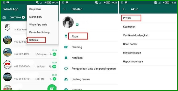 Cara Menghilangkan Tanda Online Pada WhatsApp Tanpa Aplikasi