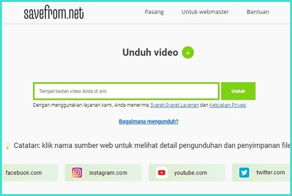 Tips Download Video CapCut Melalui Situs SaveFrom.Net Tanpa Watermark