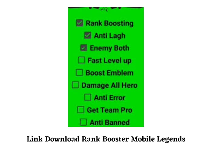 Link Download Rank Booster Mobile Legends
