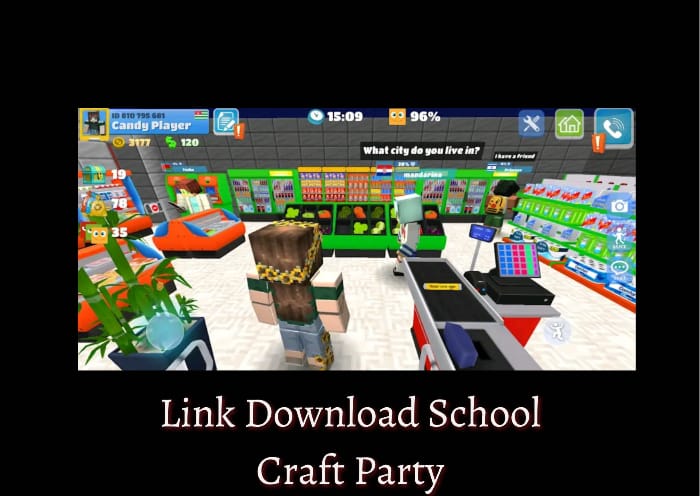 Link Download School Party Craft Mod Apk