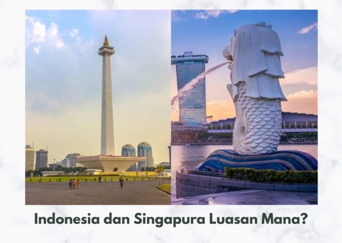 Perbandingan Luas Indonesia dan Singapura
