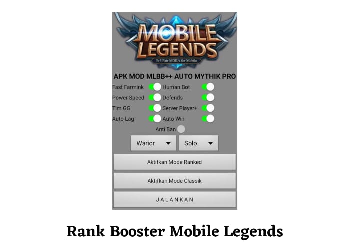 Rank Booster Mobile Legends