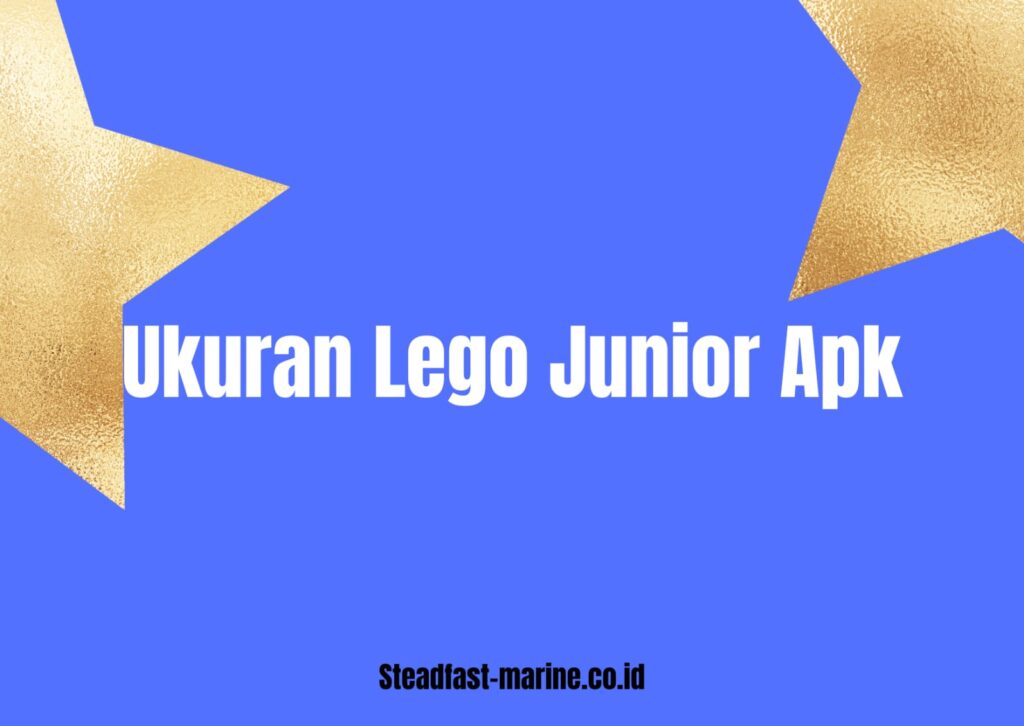 Ukuran Game Lego Junior 