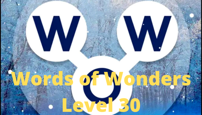 Words of Wonder Level 30