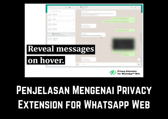 Apa Itu Privacy Extension for Whatsapp Web
